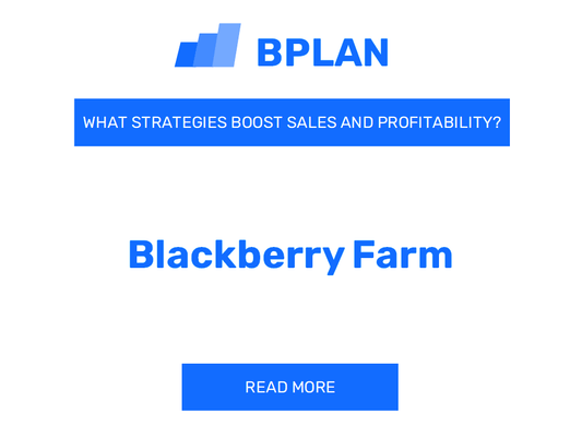 How Can Strategies Boost Sales and Profitability at Blackberry Farm?