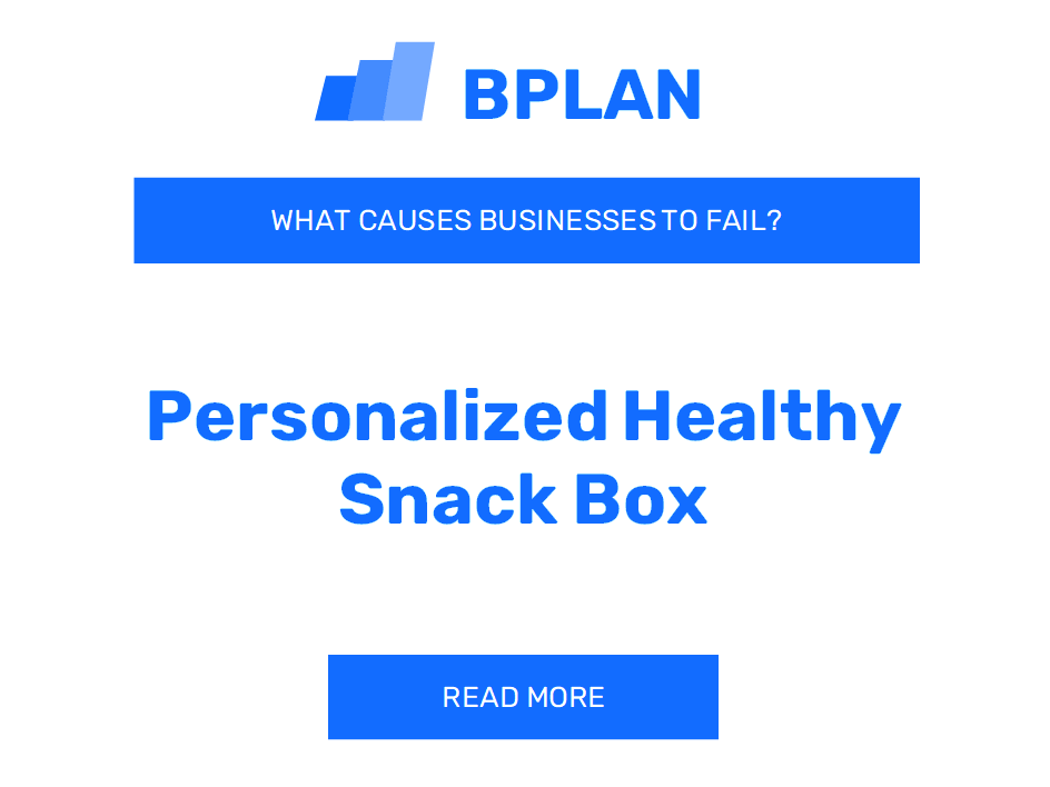 What Causes Personalized Healthy Snack Box Businesses to Fail?