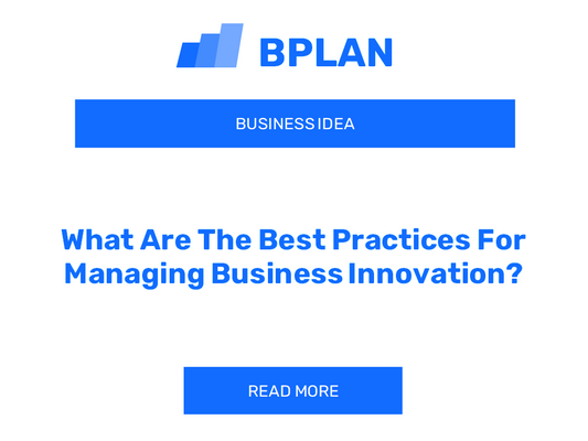 What Are The Best Practices For Managing Business Innovation?