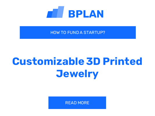 How to Fund a Customizable 3D Printed Jewelry Startup?