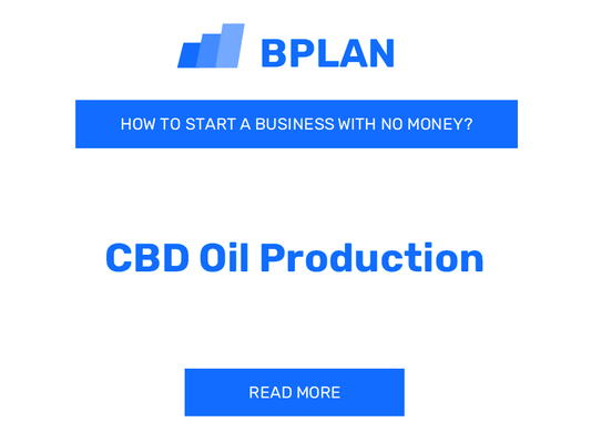 How to Start a CBD Oil Production Business with No Money?