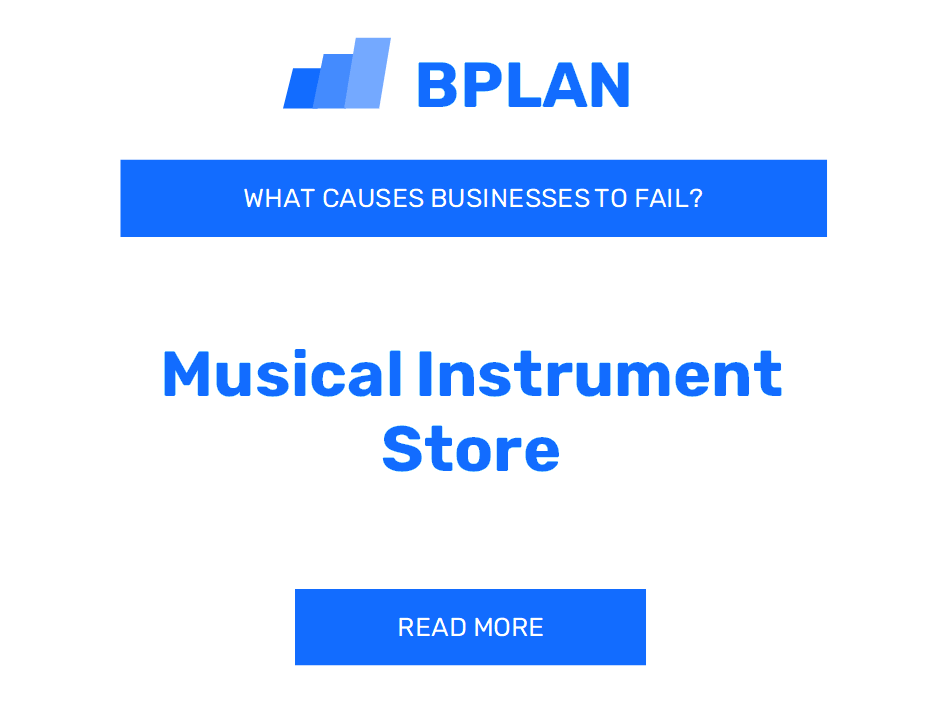 What Causes Musical Instrument Store Businesses to Fail?