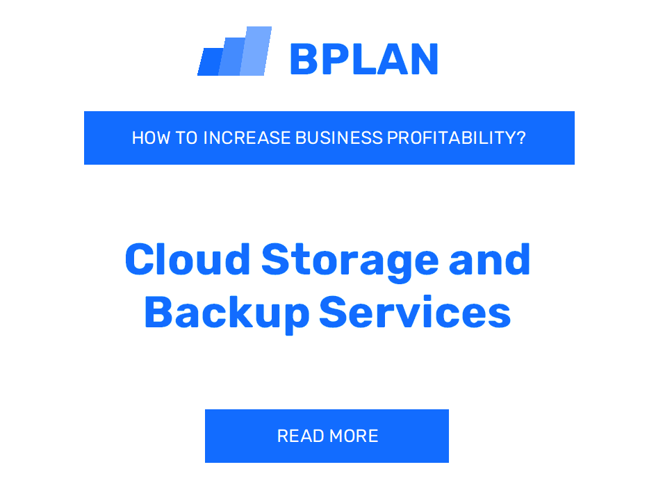 How to Increase Cloud Storage and Backup Services Business Profitability?