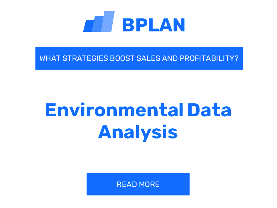 What Strategies Boost Sales and Profitability of Environmental Data Analysis Business?