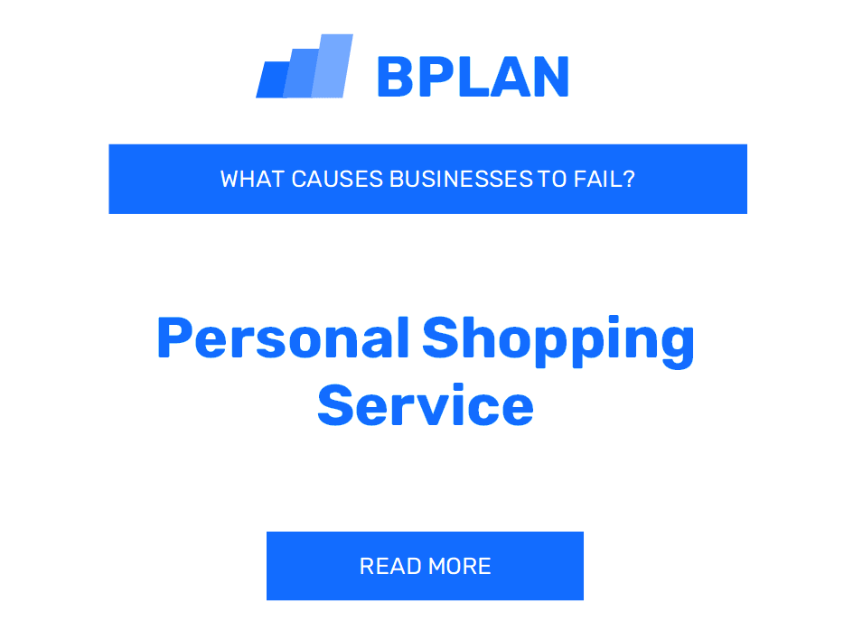 What Causes Personal Shopping Service Businesses to Fail?