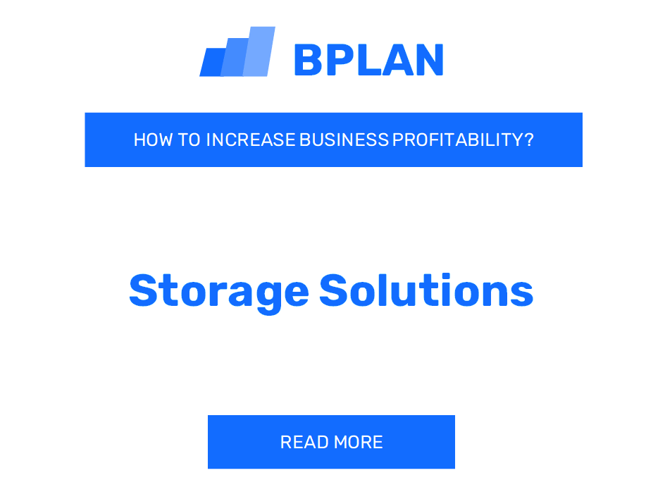 How Can Storage Solutions Business Increase Profitability?