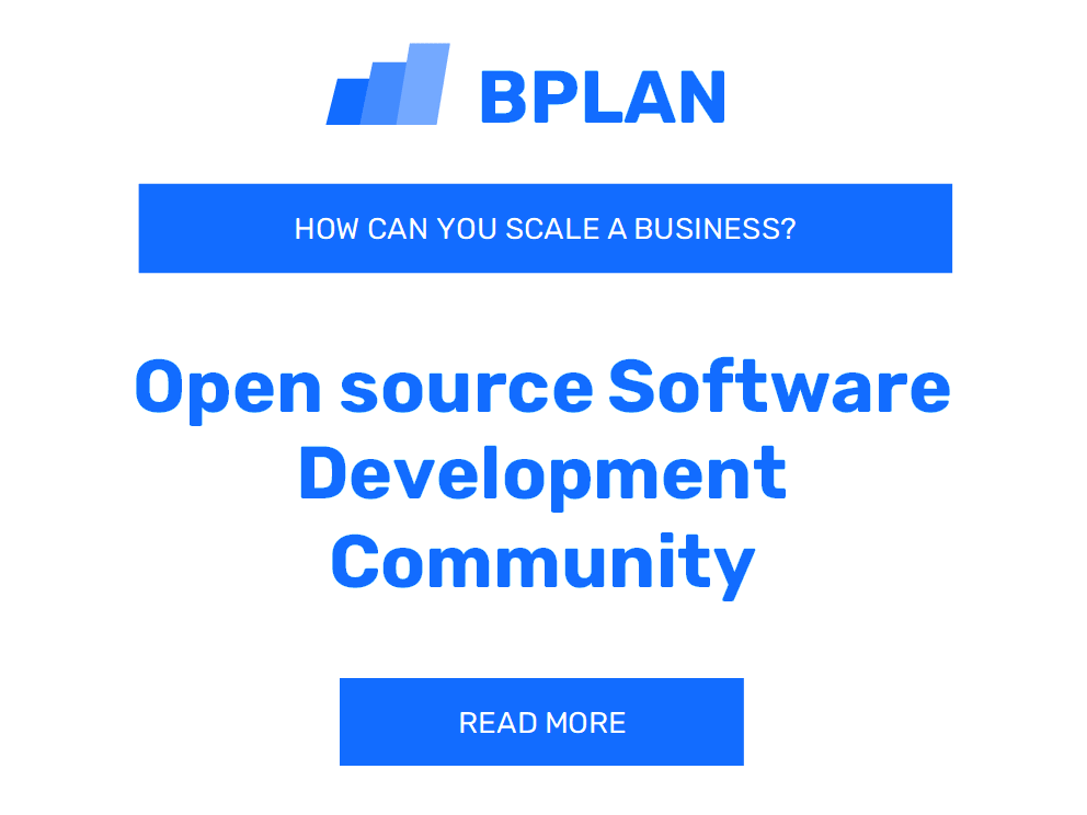 How Can You Scale an Open Source Software Development Community Business?