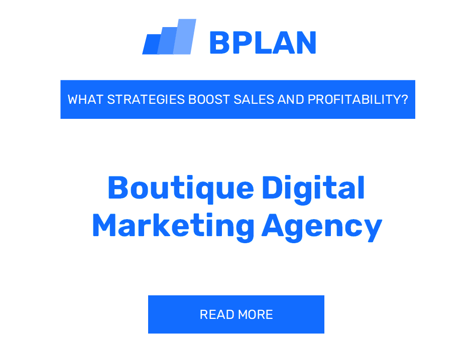 How Can Strategies Boost Sales and Profitability of a Boutique Digital Marketing Agency?