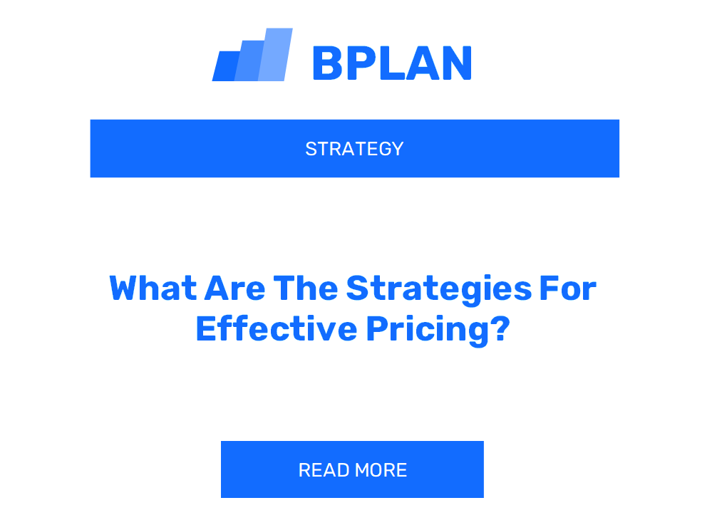 What Are The Strategies For Effective Pricing?