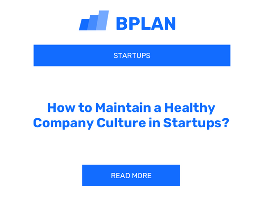 How to Maintain a Healthy Company Culture in Startups?