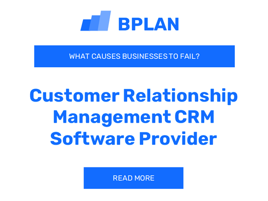 What Causes Customer Relationship Management Software Provider Businesses to Fail?