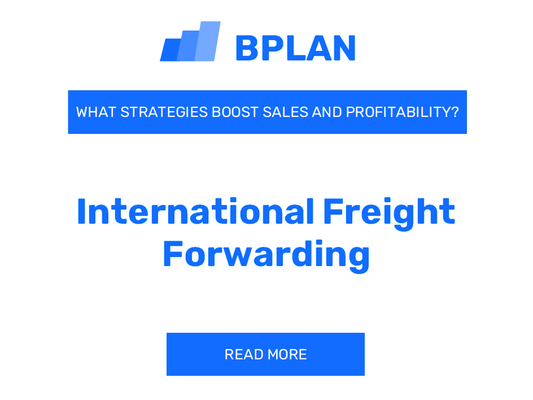 What Strategies Boost Sales and Profitability of International Freight Forwarding Business?