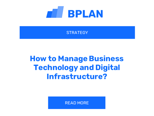 How to Manage Business Technology and Digital Infrastructure?