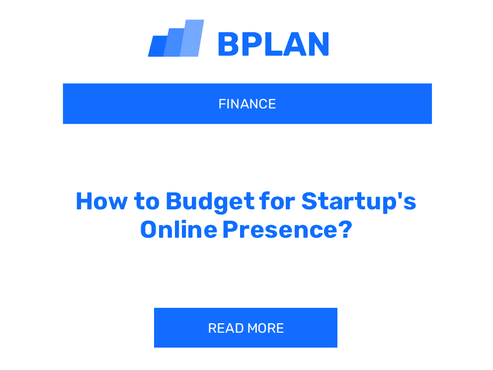 How to Budget for Startup's Online Presence?