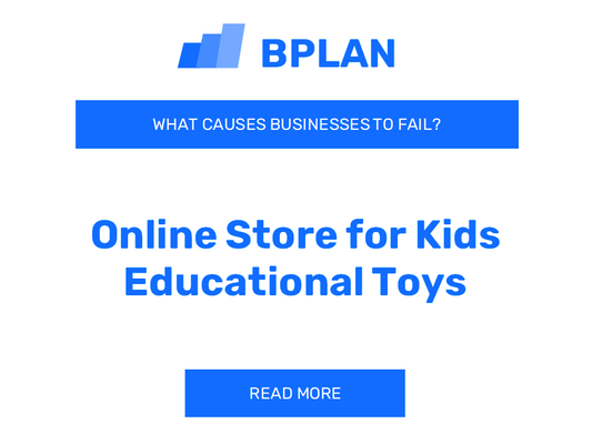 What Causes Online Store for Kids' Educational Toys Businesses to Fail?