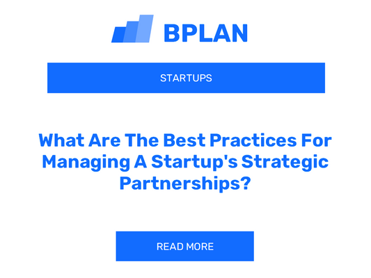 What Are The Best Practices For Managing A Startup's Strategic Partnerships?