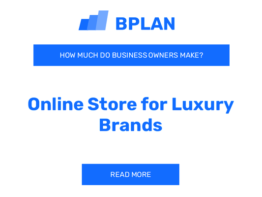 How Much Do Online Store for Luxury Brands Business Owners Make?