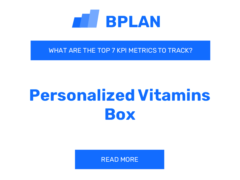 What Are the Top 7 KPIs Metrics of a Personalized Vitamins Box Business?