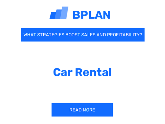 How Can Strategies Boost Sales and Profitability of Car Rental Business?