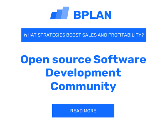 How Can Open Source Software Development Communities Boost Sales and Profitability?