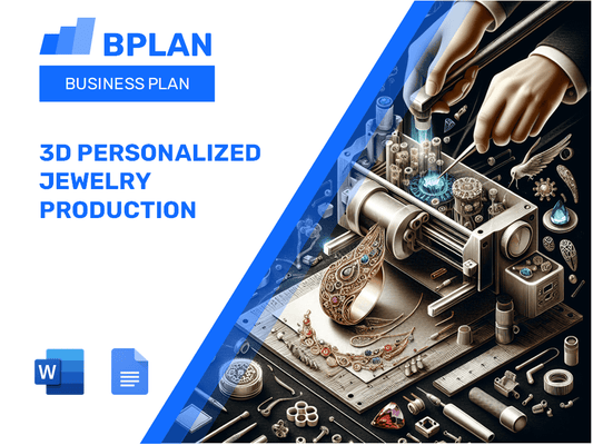 3D Personalized Jewelry Production Business Plan