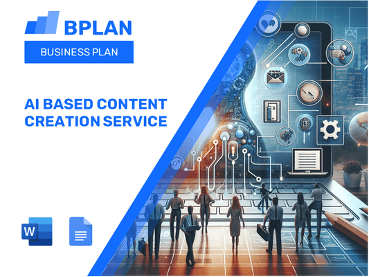 AI Based Content Creation Service Business Plan