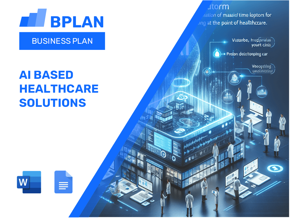 AI Based Healthcare Solutions Business Plan