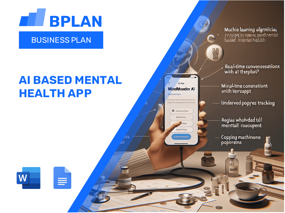 AI Based Mental Health App Business Plan