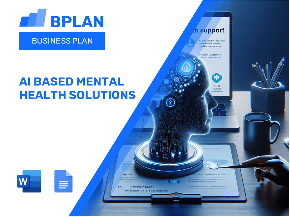 AI Based Mental Health Solutions Business Plan