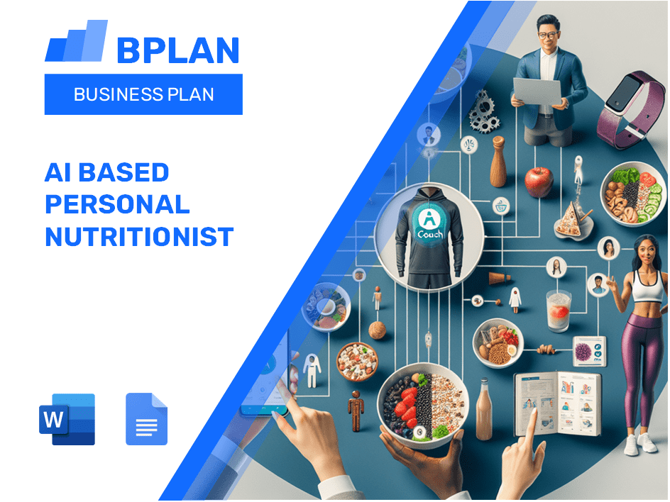 AI Based Personal Nutritionist Business Plan