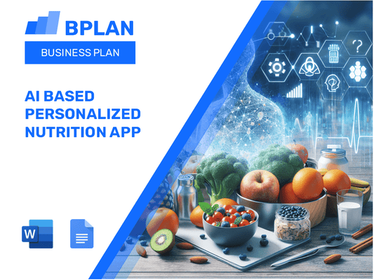 AI Based Personalized Nutrition App Business Plan