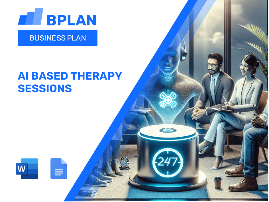 AI Based Therapy Sessions Business Plan