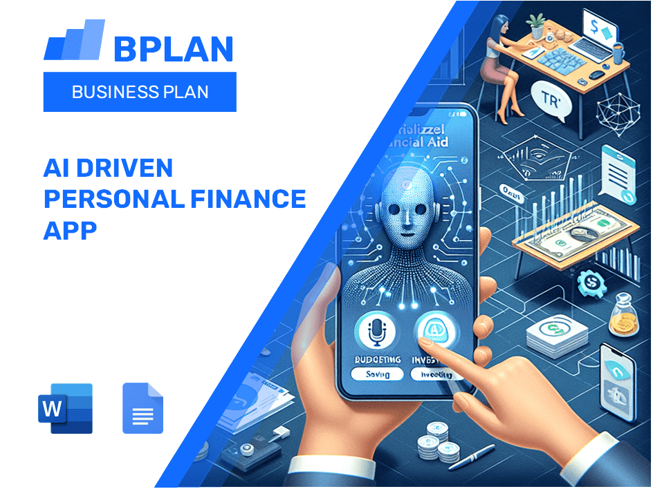 AI Driven Personal Finance App Business Plan