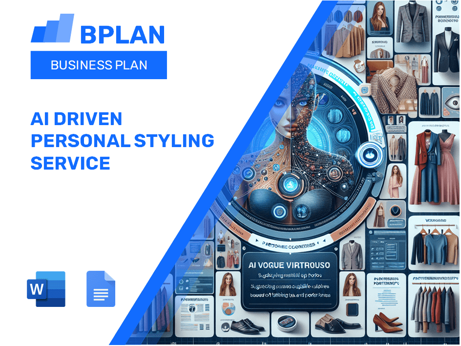 AI Driven Personal Styling Service Business Plan