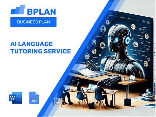 Ai Language Tutoring Service Business Plan