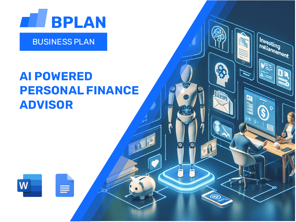 AI Powered Personal Finance Advisor Business Plan