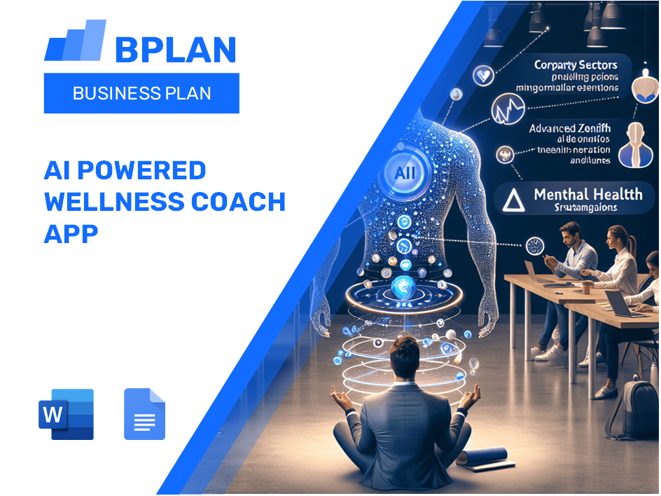 AI Powered Wellness Coach App Business Plan