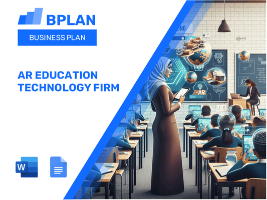 AR Education Technology Firm Business Plan