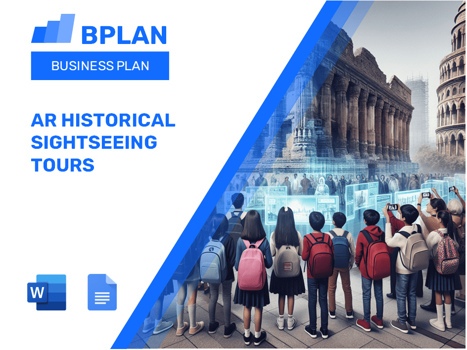 AR Historical Sightseeing Tours Business Plan