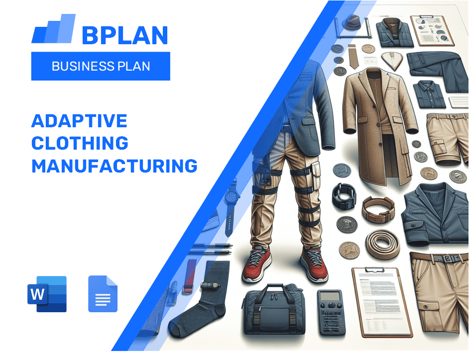 Adaptive Clothing Manufacturing Business Plan