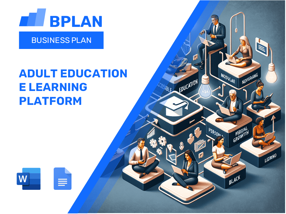 Adult Education E Learning Platform Business Plan