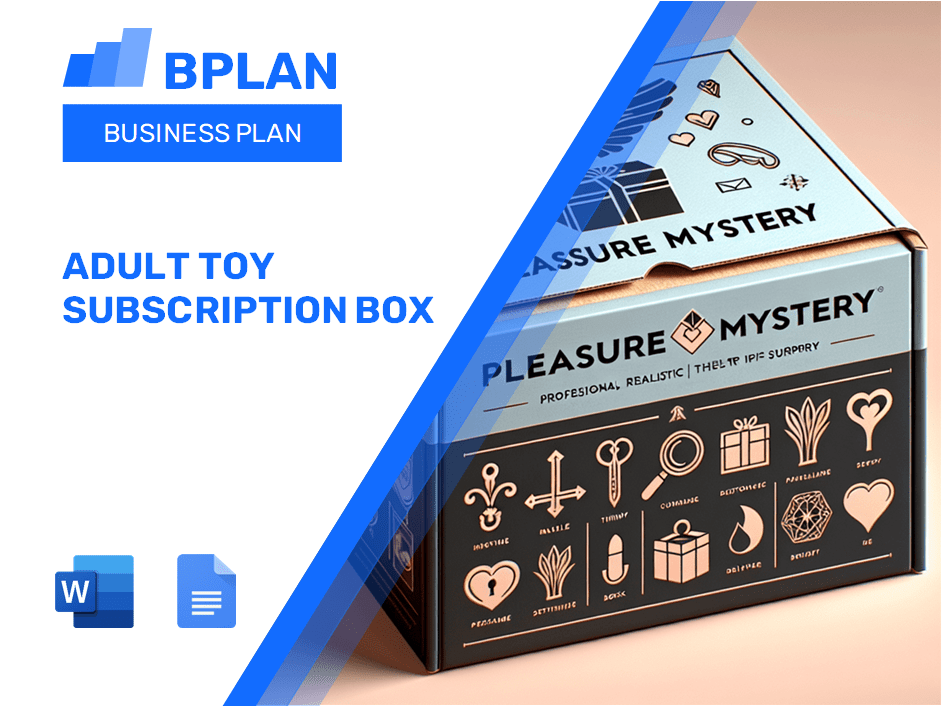 Adult Toy Subscription Box Business Plan