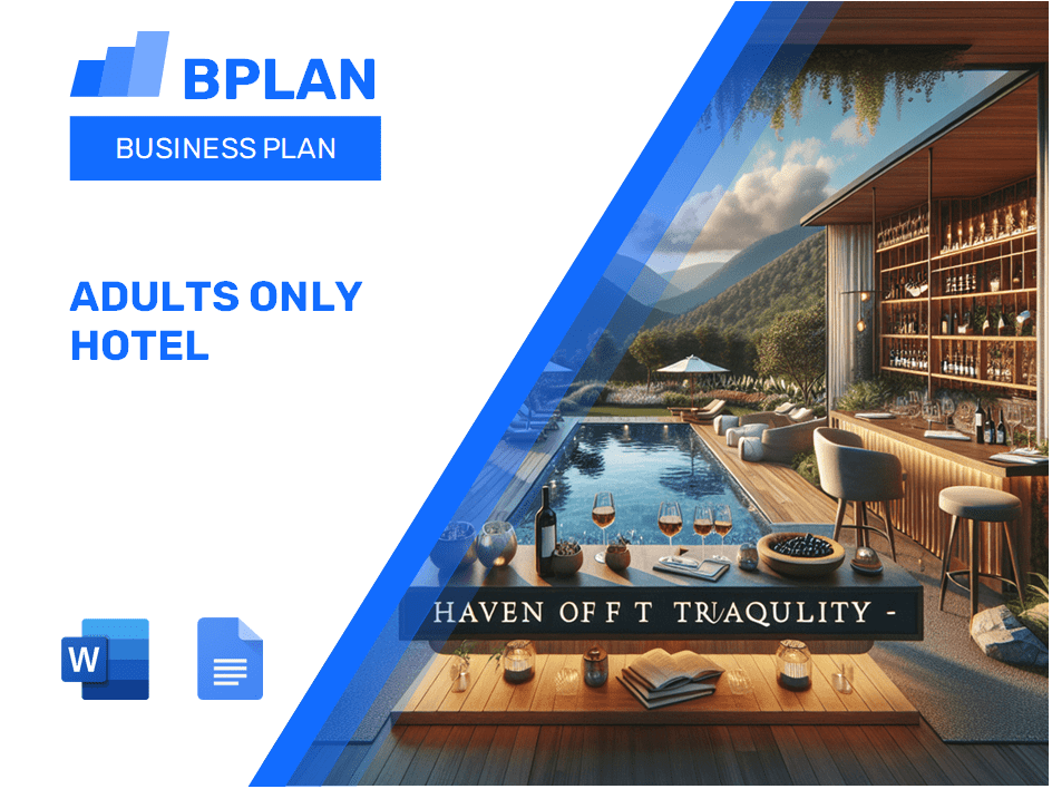 Adults Only Hotel Business Plan