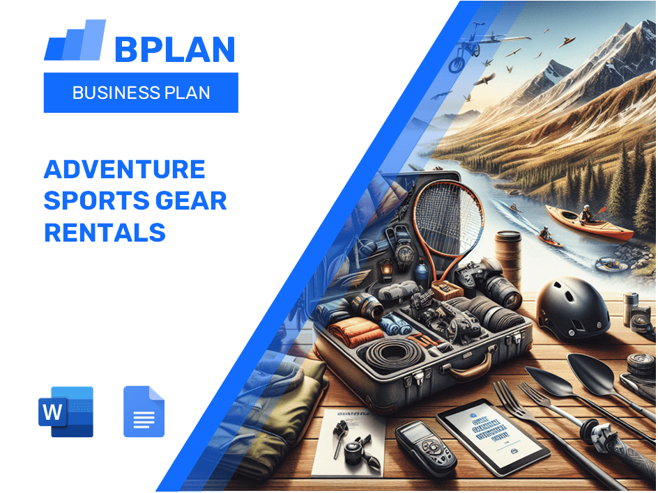 Adventure Sports Gear Rentals Business Plan