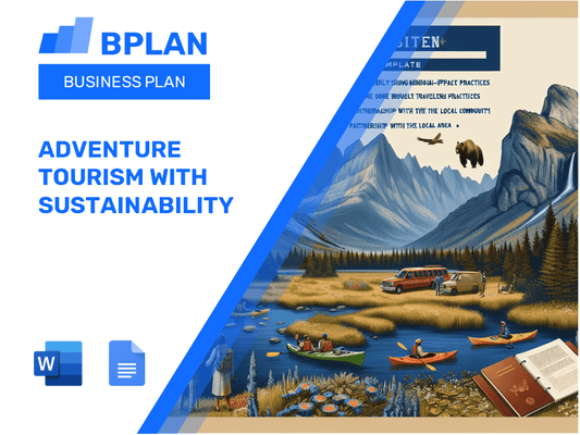 Adventure Tourism With Sustainability Business Plan