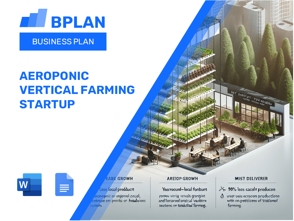 Aeroponic Vertical Farming Startup Business Plan