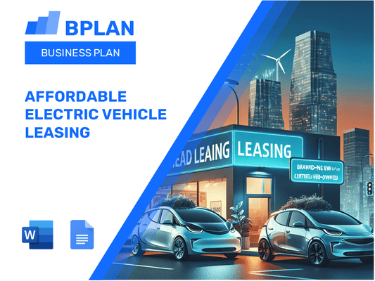 Affordable Electric Vehicle Leasing Business Plan