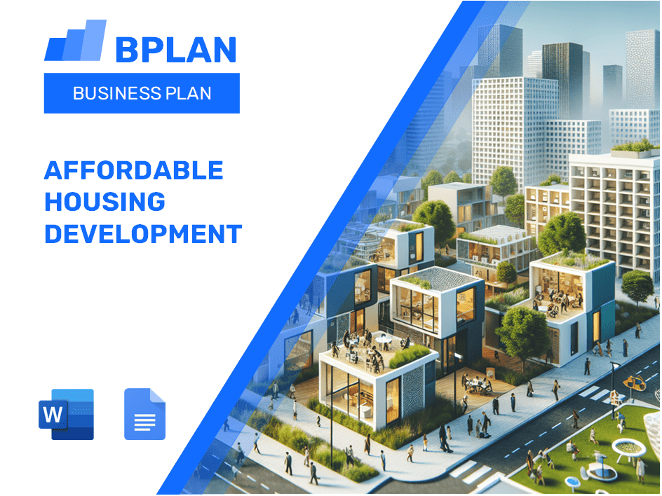 Affordable Housing Development Business Plan