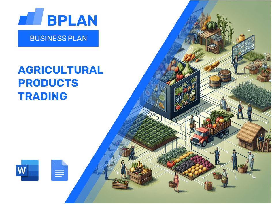 Agricultural Products Trading Business Plan