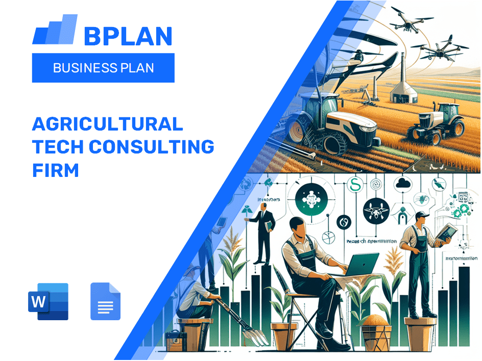 Plano de negócios da empresa de consultoria de tecnologia agrícola